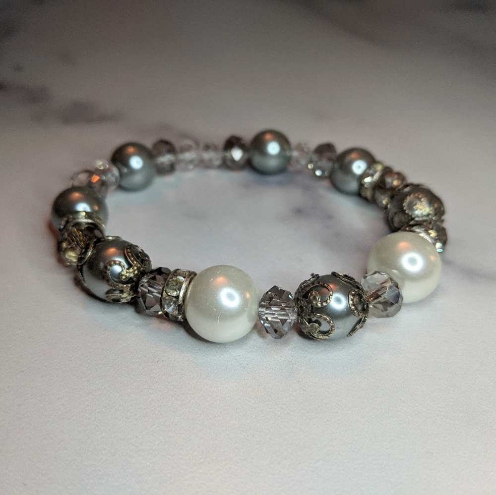Handcrafted silver bracelet
